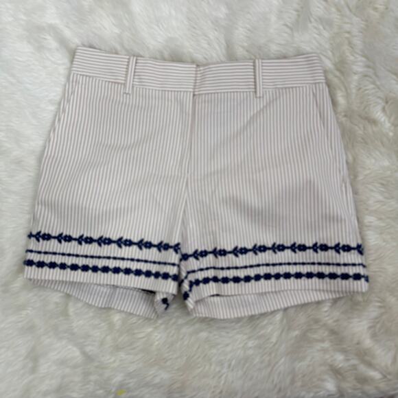 5 for $25| Ann Taylor Petite The Metro Striped Mid Rise Short Size 4 NWT - Picture 5 of 10